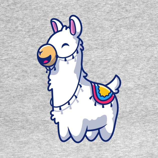 Cute Llama Cartoon by Catalyst Labs